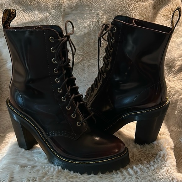 Dr. Martens Shoes - Dr. Marten’s Kendra Boots Arcadia Red size 8